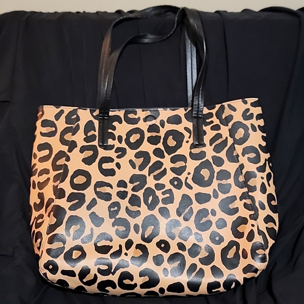 Leopard Print Totebag